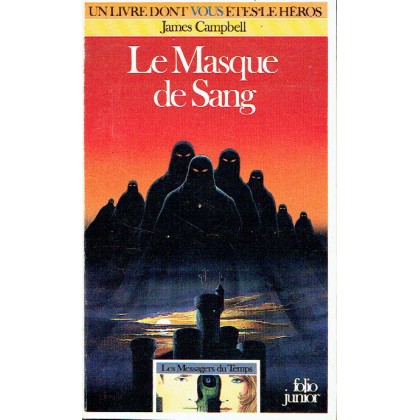 423 - Le Masque de Sang (Un livre dont vous êtes le Héros - Gallimard) 001