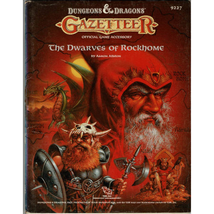 GAZ6 The Dwarves of Rockhome (jdr D&D Gazetteer - Mystara 1ère édition en VO) 001