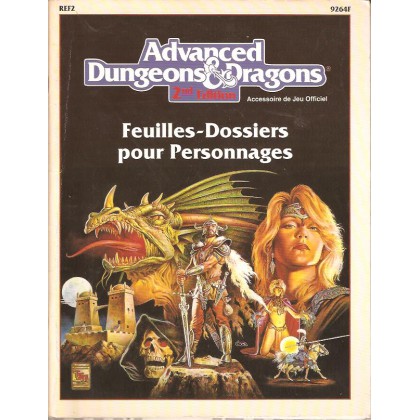 Feuilles-Dossiers pour Personnages (jdr AD&D 2ème édition) 001