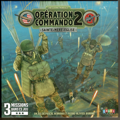 Opération Commando - Sainte-Mère-Eglise (wargame d'Ajax Games en VF) 002