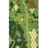 Croix de Guerre - Mapboard N° 42 (wargame Advanced Squad Leader d'Avalon Hill )