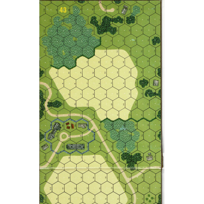 Croix de Guerre - Mapboard N° 43 (wargame Advanced Squad Leader d'Avalon Hill ) 001