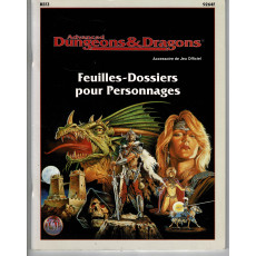 Feuilles-Dossiers pour Personnages (jdr AD&D 2e édition révisée en VF)