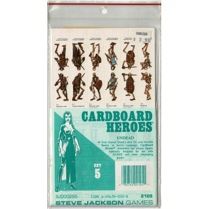 Cardboard Heroes - Fantasy Set 5 (accessoires de jdr de Steve Jackson Games en VO) 001