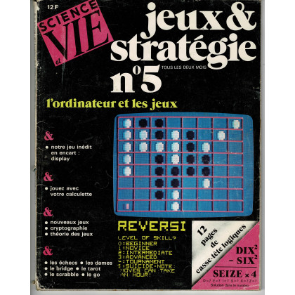 Jeux & Stratégie N° 5 (La revue des jeux de stratégie) 001