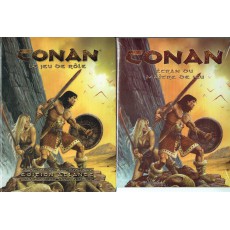 Conan d20 System - Lot Livre de base + écran du Maître de jeu (jdr en VF)